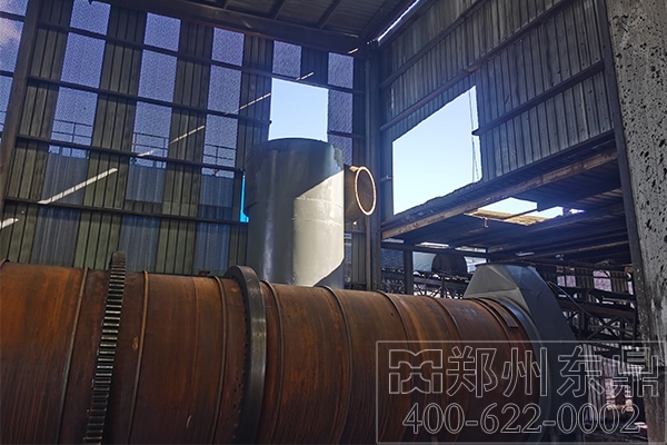 內蒙古煤泥烘干機械安裝現場